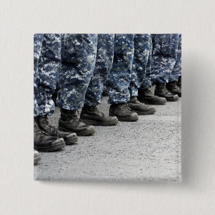 Macaron Carré 5 Cm Vue en faible section des marins