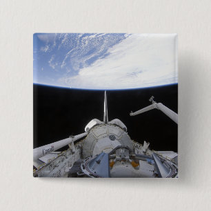 Macaron Carré 5 Cm Vue partielle du noeud Tranquilité