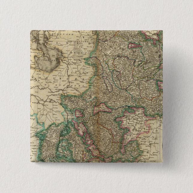 Macaron Carré 5 Cm Westphalie (Devant)