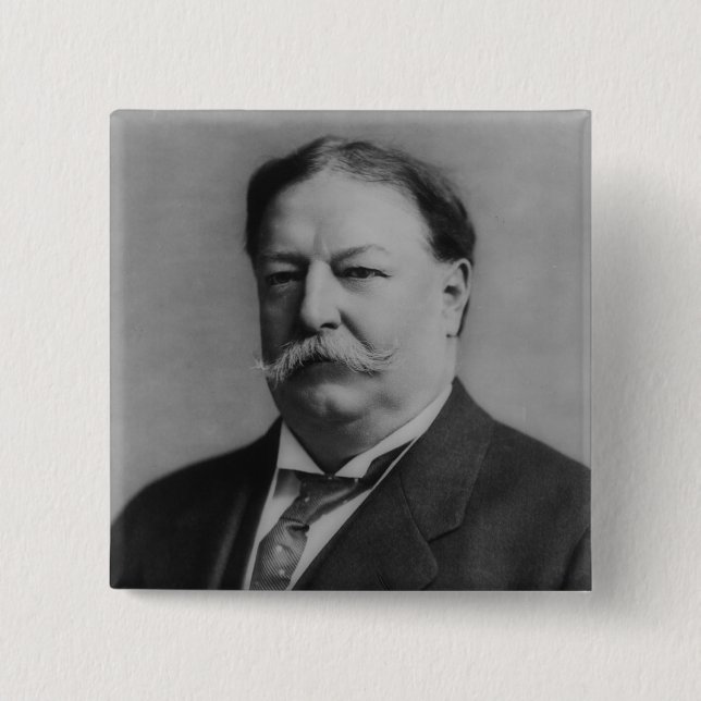 Macaron Carré 5 Cm William Howard Taft (Devant)