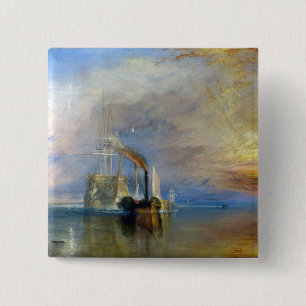 Macaron Carré 5 Cm William Turner - Le Fighting Temeraire