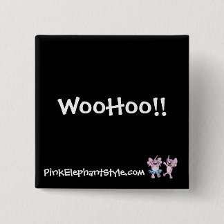 Macaron Carré 5 Cm WooHoo bouton