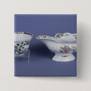 Macaron Carré 5 Cm Worcester ont formé le bateau de sauce ovale et