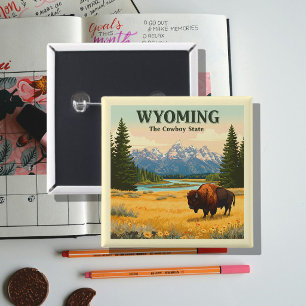 Macaron Carré 5 Cm Wyoming vintage