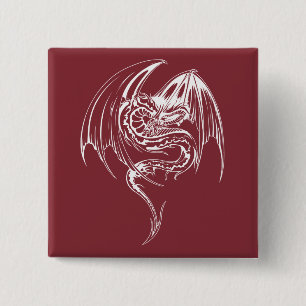 Macaron Carré 5 Cm Wyvern Dragon sont des créatures mythiques de fant