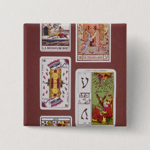 Macaron Carré 5 Cm XVI la tour de la destruction