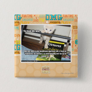 Macaron Carré 5 Cm Yu DIS rouge un.