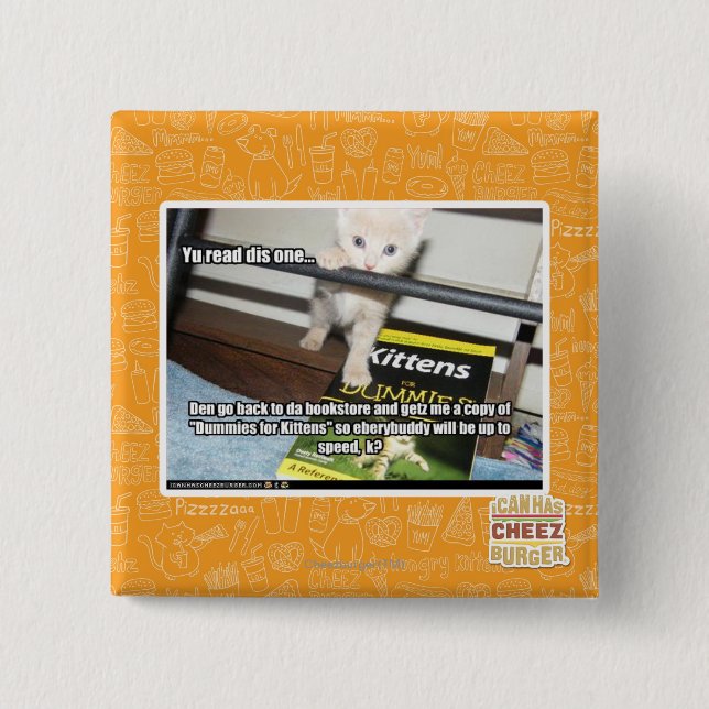 Macaron Carré 5 Cm Yu DIS rouge un. (Devant)