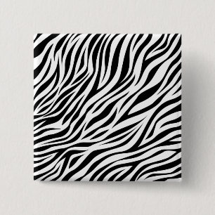 Macaron Carré 5 Cm Zebra Animal Skin Imprimer Motif-15391