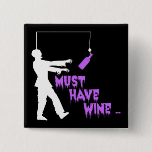 Macaron Carré 5 Cm Zombie doit avoir du vin