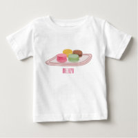 Macaron cartoon illustration