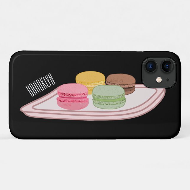 Macaron cartoon illustration  Case-Mate iPhone case (Back (Horizontal))