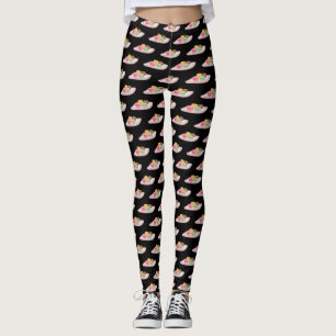 Macaron cartoon illustration  leggings
