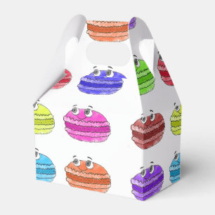 Macaron Cartoon Pattern Favor Box