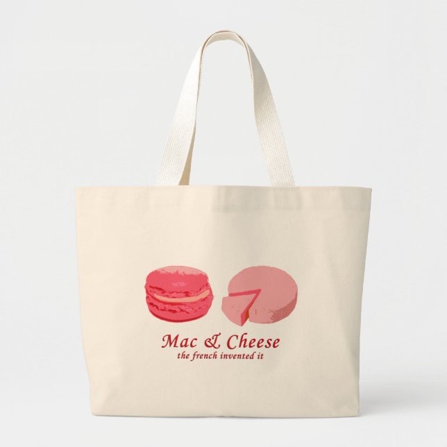 Macaron & Cheese Shopping Tote (Front)