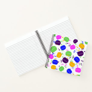Macaron Confetti Cookie Pastry Notebook