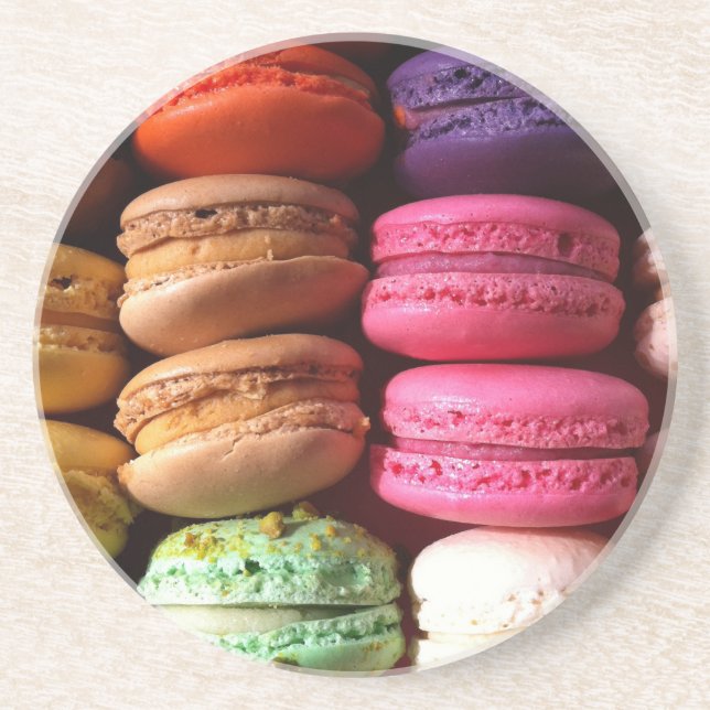 macaron cookies coaster (Front)