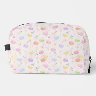 Macaron Floral Pattern in Pastel Colors Dopp Kit