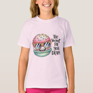 Macaron in Dark Glasses, by Natasha Us T-Shirt