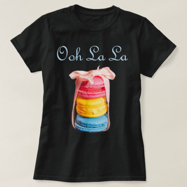 Macaron Lovers French Cookie Macaroons Baker Baker T-Shirt (Design Front)