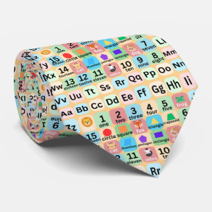 Macaron Party Fun Education Tie