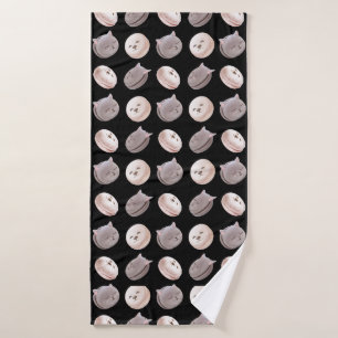 Macaron Pattern Bath Towel