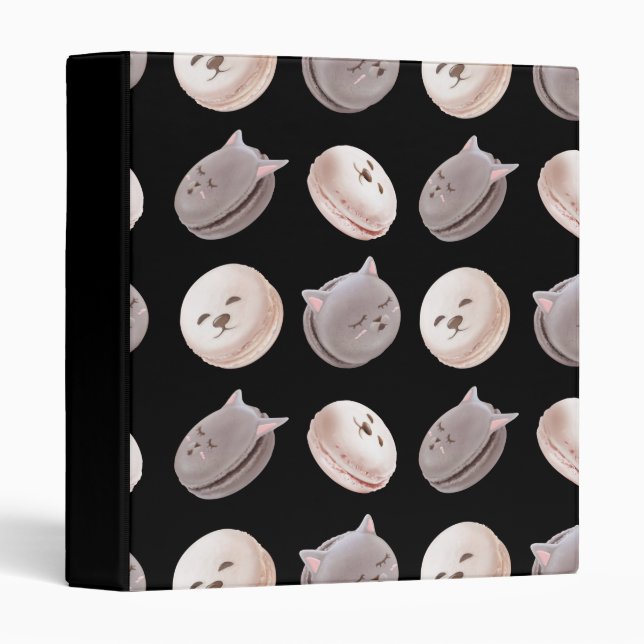 Macaron Pattern Binder (Front/Spine)