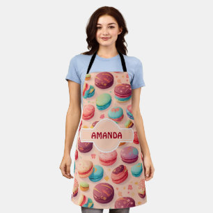 Macaron Rainbow Colourful Personalized Pattern Apron