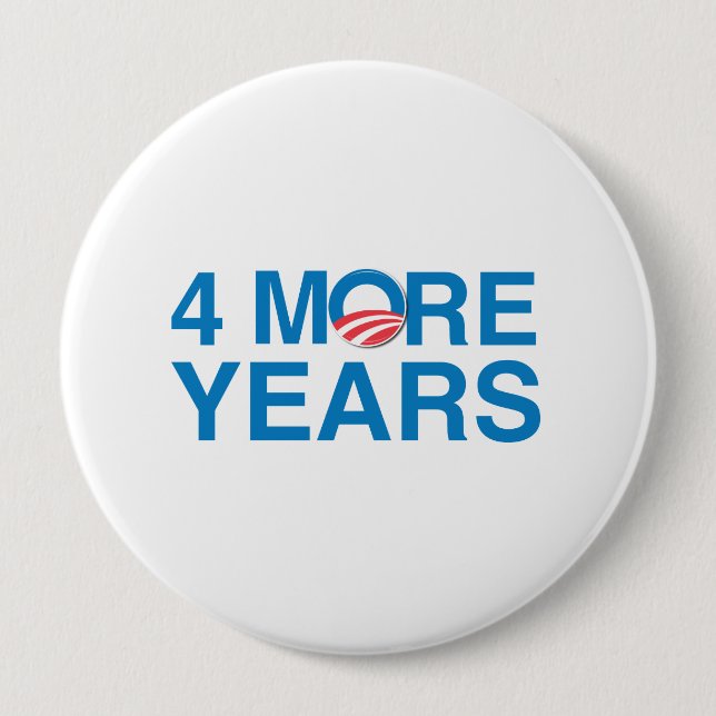 Macaron Rond 10 Cm 4 ANNÉES DE PLUS D'OBAMA -.png (Devant)