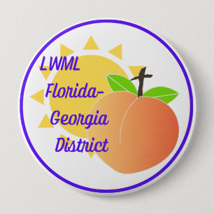 Macaron Rond 10 Cm 4" Button with LWML FL-GA logo