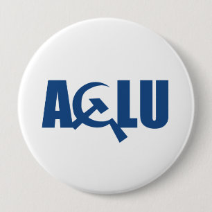 Macaron Rond 10 Cm ACLU communiste