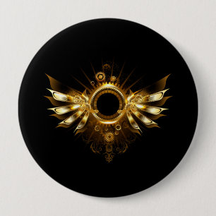 Macaron Rond 10 Cm Ailes steampunk