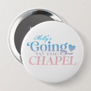 Macaron Rond 10 Cm Aller à la chapelle - Custom Bride Design