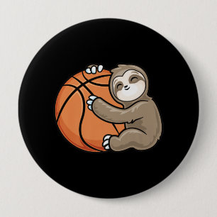 Macaron Rond 10 Cm Amoureux des animaux sportif du joueur de basket-b