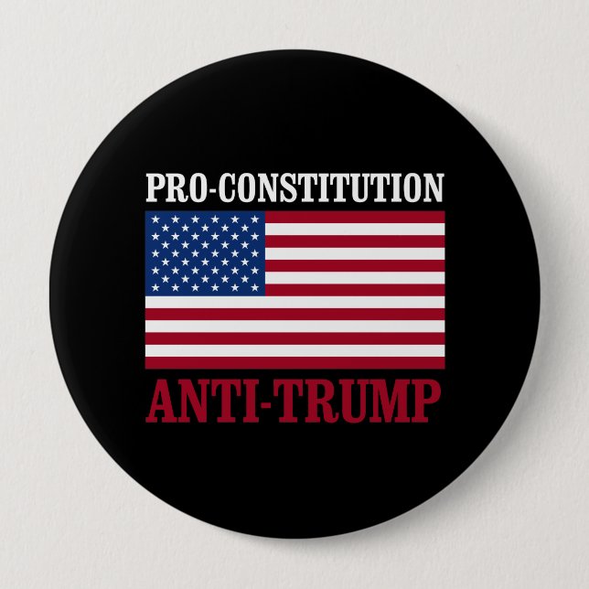 Macaron Rond 10 Cm Anti-Atout de Pro-Constitution - Anti-Atout -- (Devant)