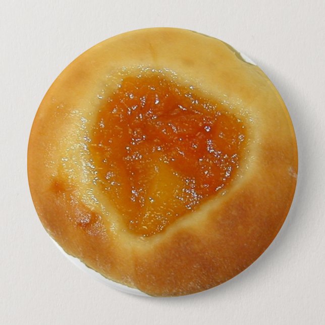 Macaron Rond 10 Cm Apricot Kolache pin (Devant)