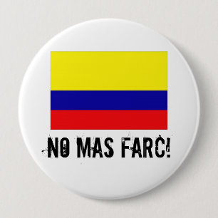 Macaron Rond 10 Cm AUCUN MAS FARC ! bouton