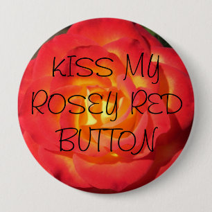 Macaron Rond 10 Cm Baiser mon bouton rouge rosey