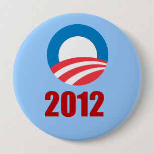 Macaron Rond 10 Cm Barack Obama 2012