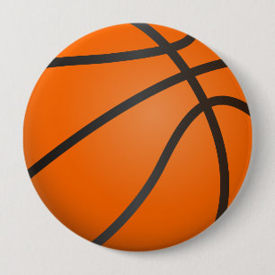 Macaron Rond 10 Cm Basket-ball, matchs, équipe sportive.