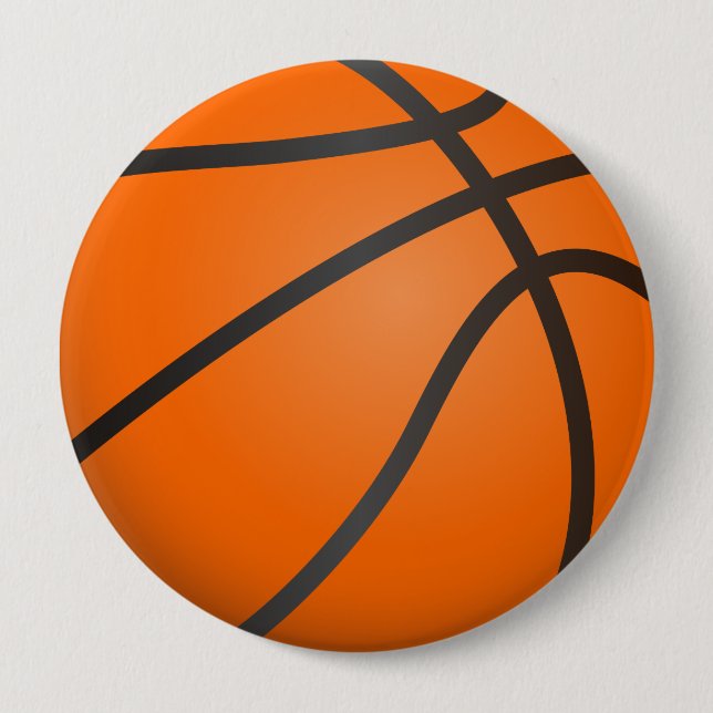 Macaron Rond 10 Cm Basketbal, balsport, sport d'équipe. (Devant)