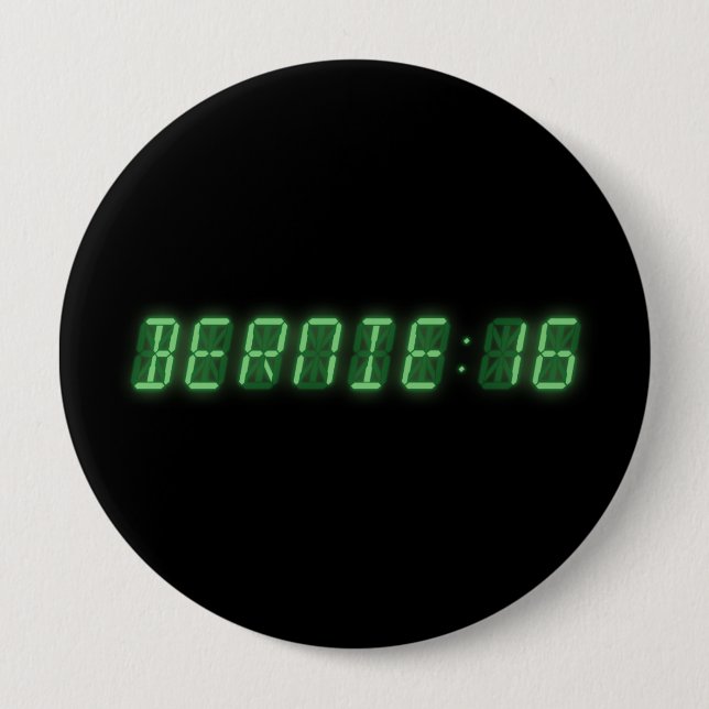 Macaron Rond 10 Cm Bernie Sanders Time (Devant)