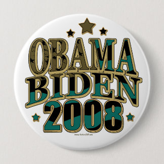 Macaron Rond 10 Cm Billet d'Obama Biden '08