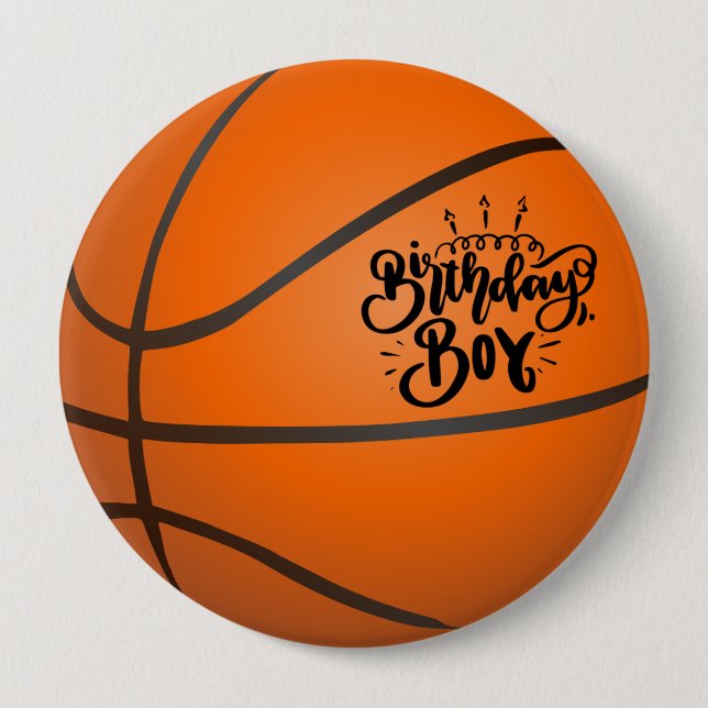 Macaron Rond 10 Cm Birthday Boy (Devant)