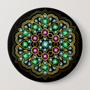 Macaron Rond 10 Cm Bling Brooch / Épingle pour les dames ... : )