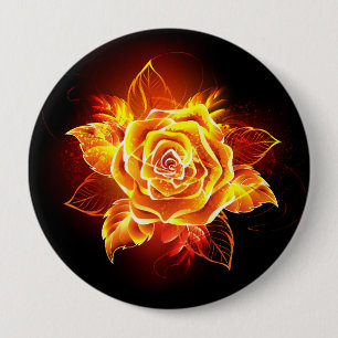 Macaron Rond 10 Cm Blooming Fire Rose