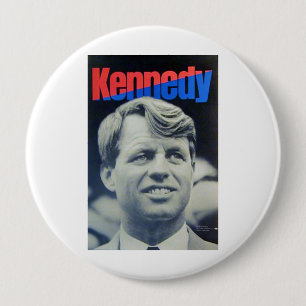 Macaron Rond 10 Cm Bobby Kennedy "68