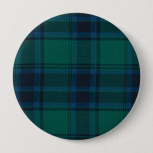 Macaron Rond 10 Cm Bouton Arrondi Tartan