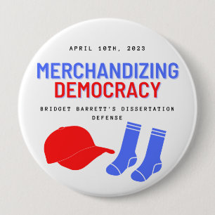 Macaron Rond 10 Cm Bouton commémoratif classique