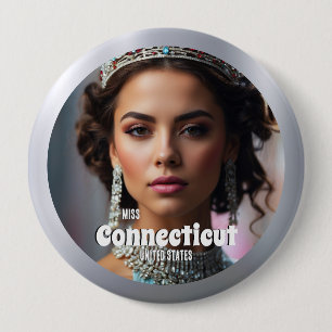 Macaron Rond 10 Cm Bouton d'apparence de concours pour participantes